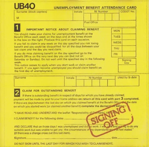 UB40 - Signing Off